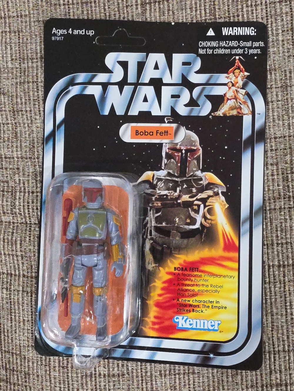 Kenner Star Wars Boba Fett Action Figure - With Mailer , Rocket Firing Figure